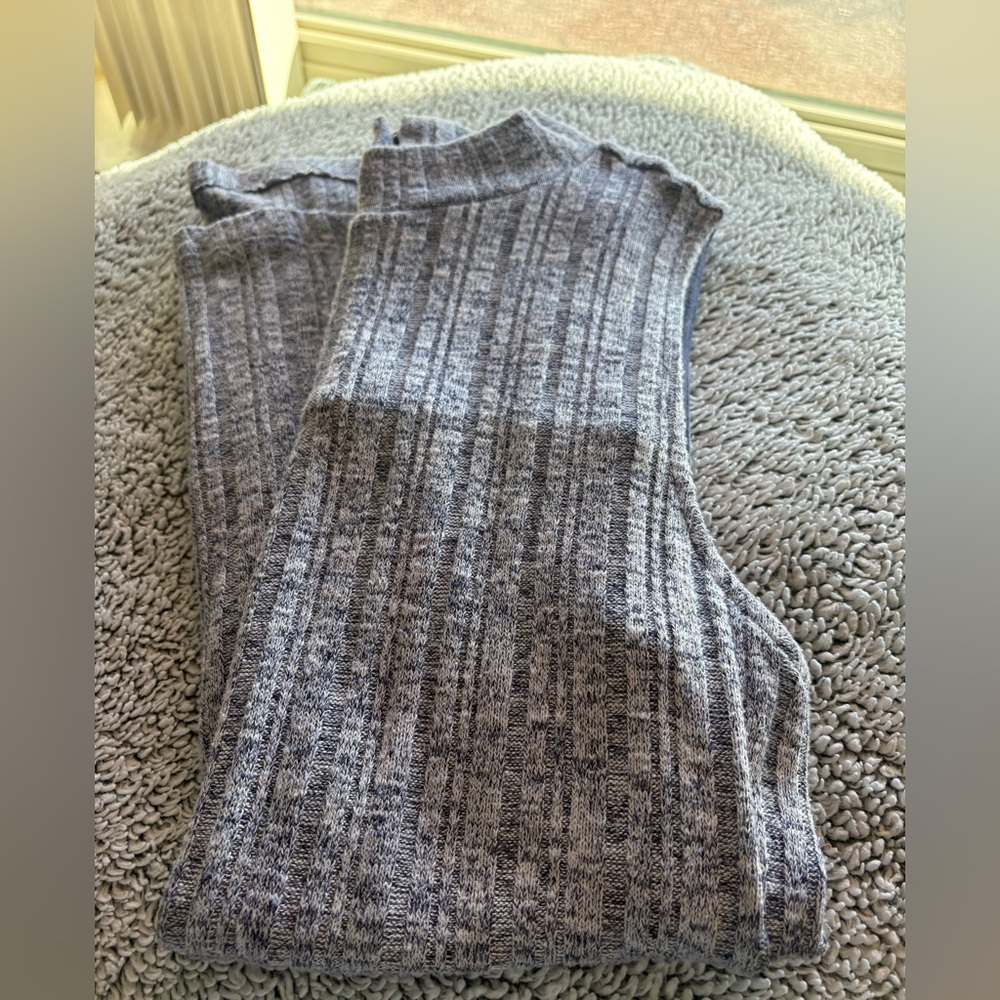 Pure + Good, Women’s ribbed sleeveless high neck top XS